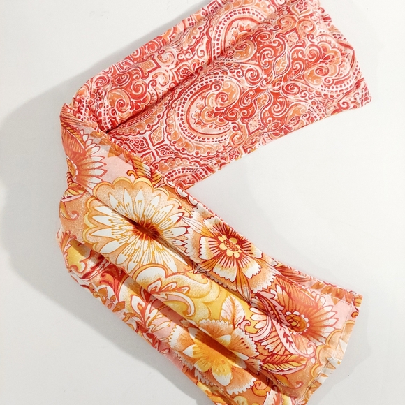 Therapeutic heating-cooling rice bag, heat pad, cold pack, flowers - Picture 3 of 5